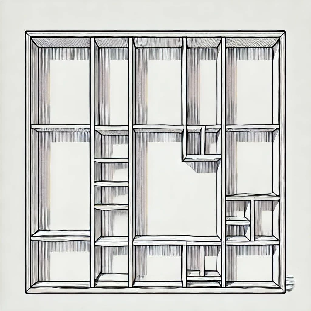 Skisse av DIY settekasse.