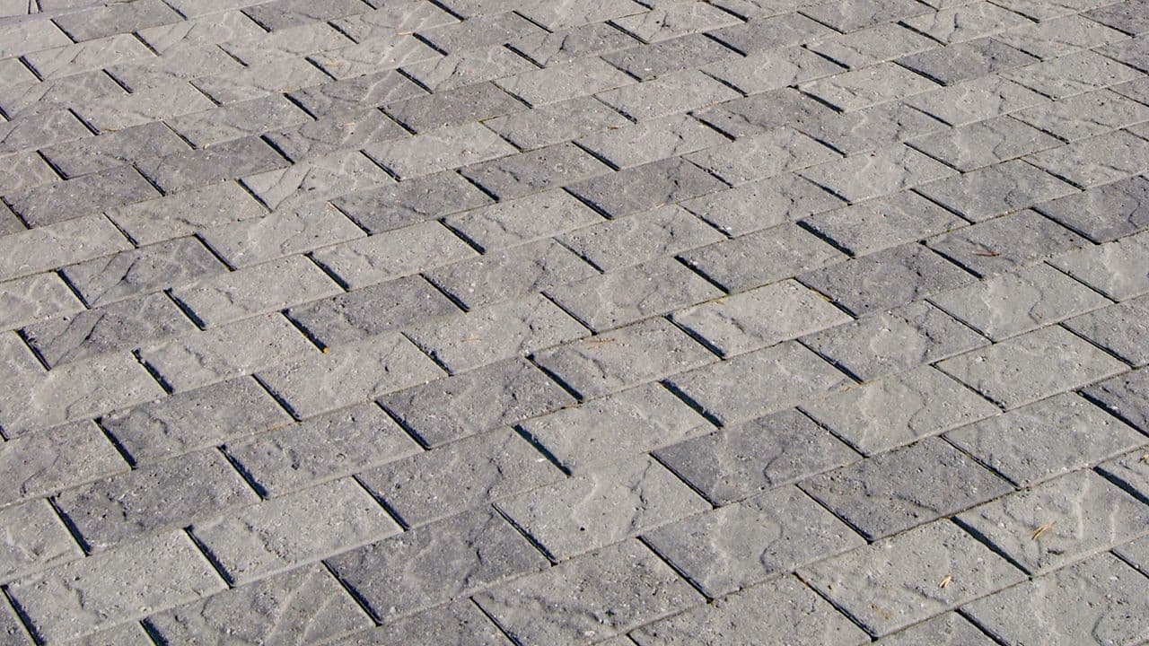 Aas Royal Baron belegningsstein med struktur i overflaten.